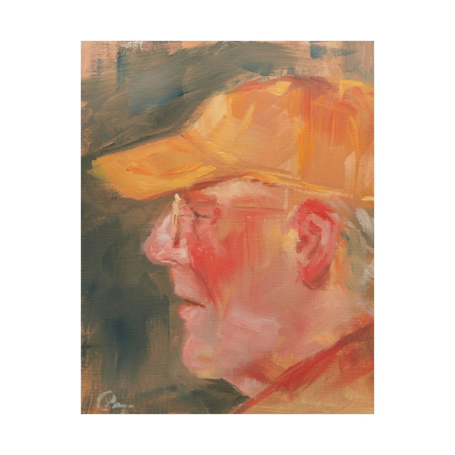 "Richard" - Oil Portriait Print (Day 134)