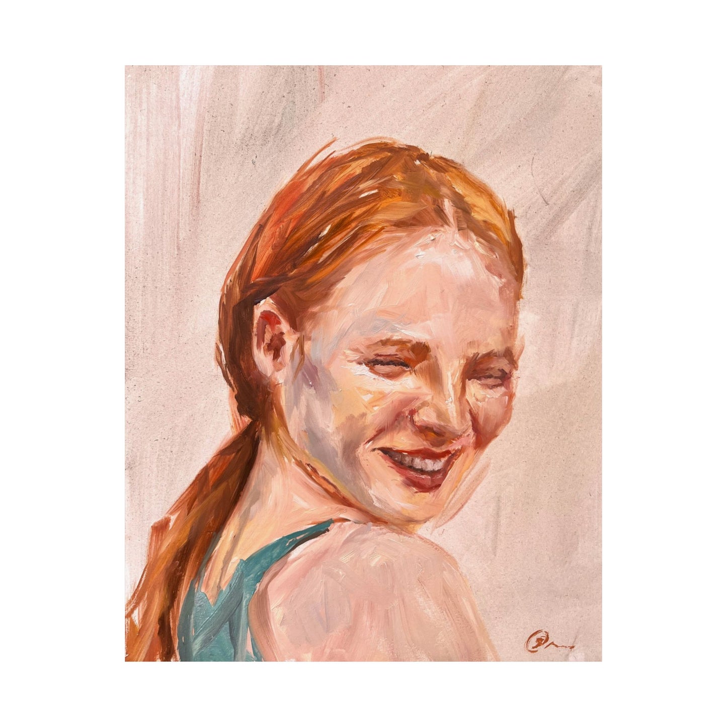 "Witny" - Oil Portriait Print (Day 116)