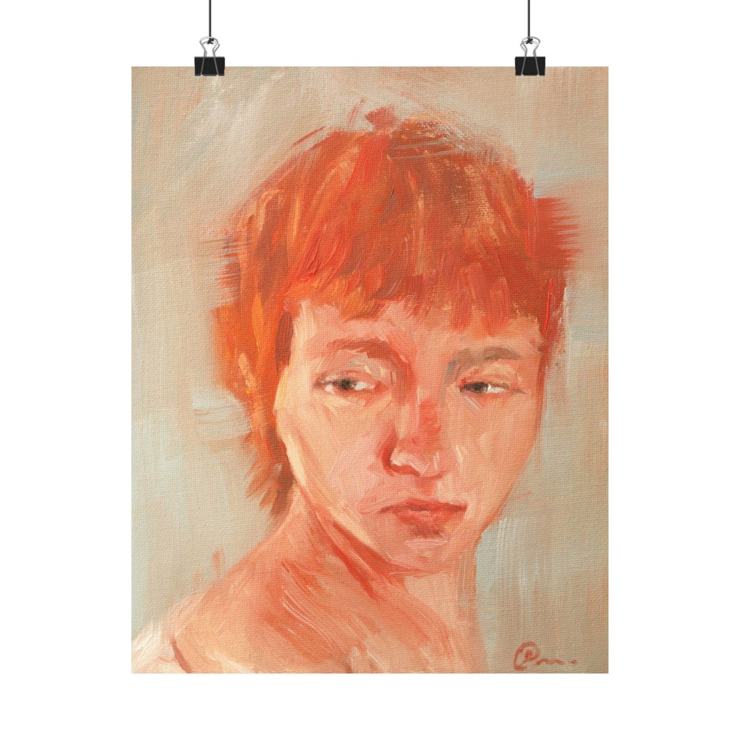 "Penelope" - Oil Portriait Print (Day 248)