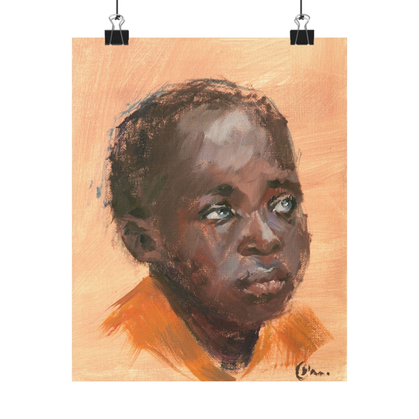 "Bruno" - Oil Portriait Print (Day 263)