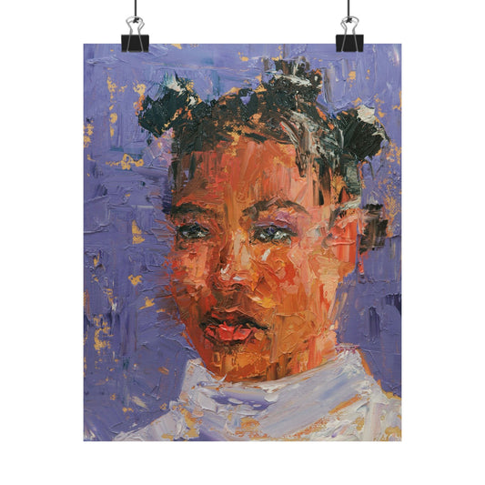 "Zoe" - Oil Portriait Print (Day 1780)