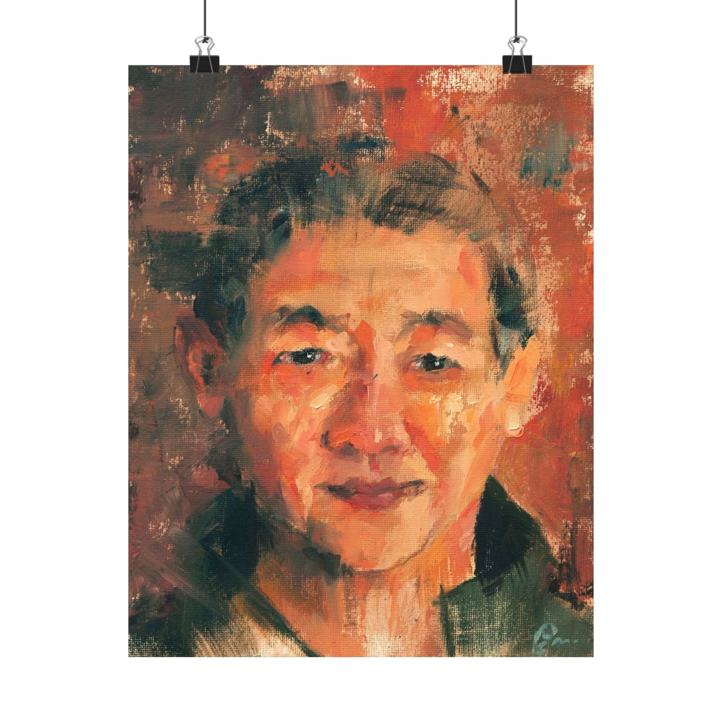 "Gulliver" - Oil Portriait Print (Day 67)