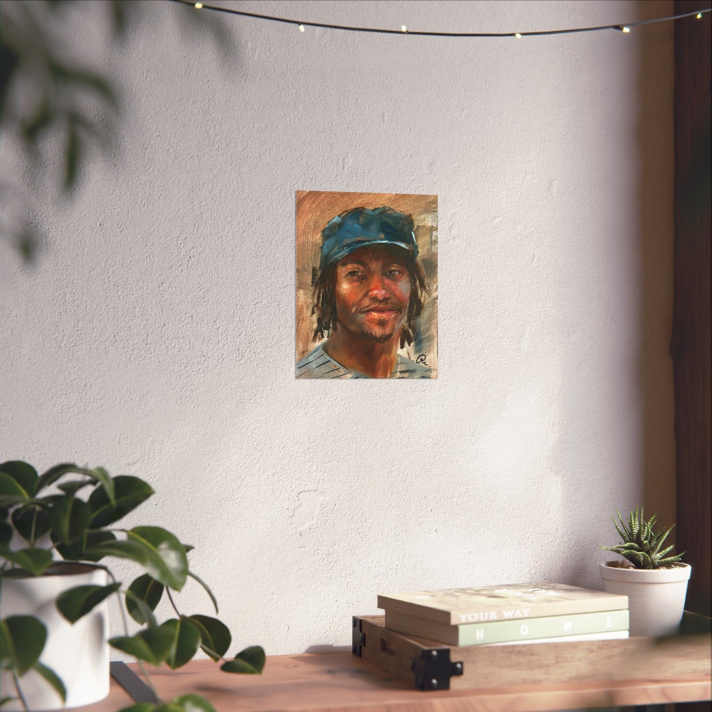 "Malcolm" - Oil Portriait Print (Day 77)