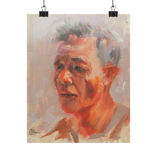 "Kenji" - Oil Portriait Print (Day 174)