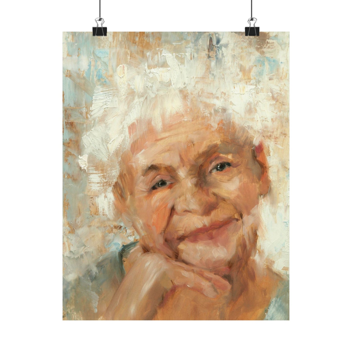 "Marceline" - Oil Portriait Print (Day 14)