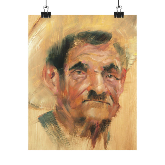 "Horace" - Oil Portriait Print (Day 17)