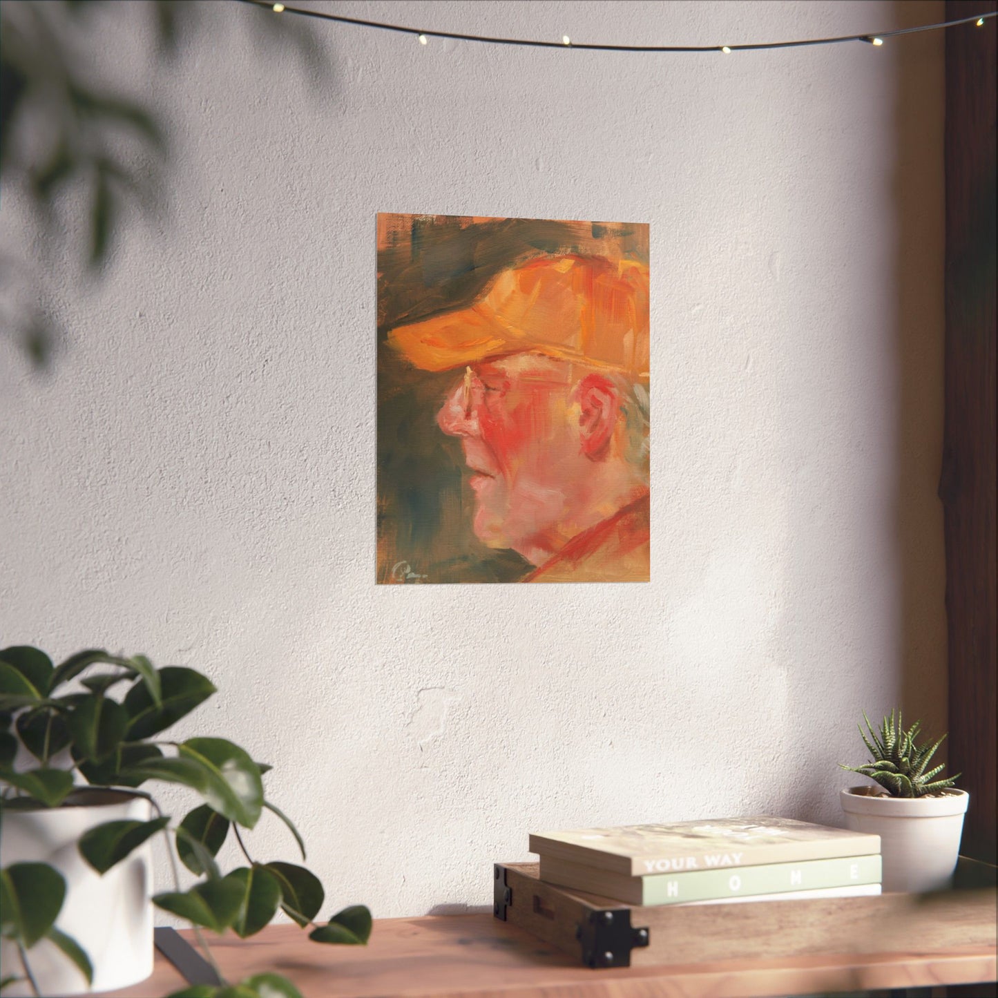 "Richard" - Oil Portriait Print (Day 134)
