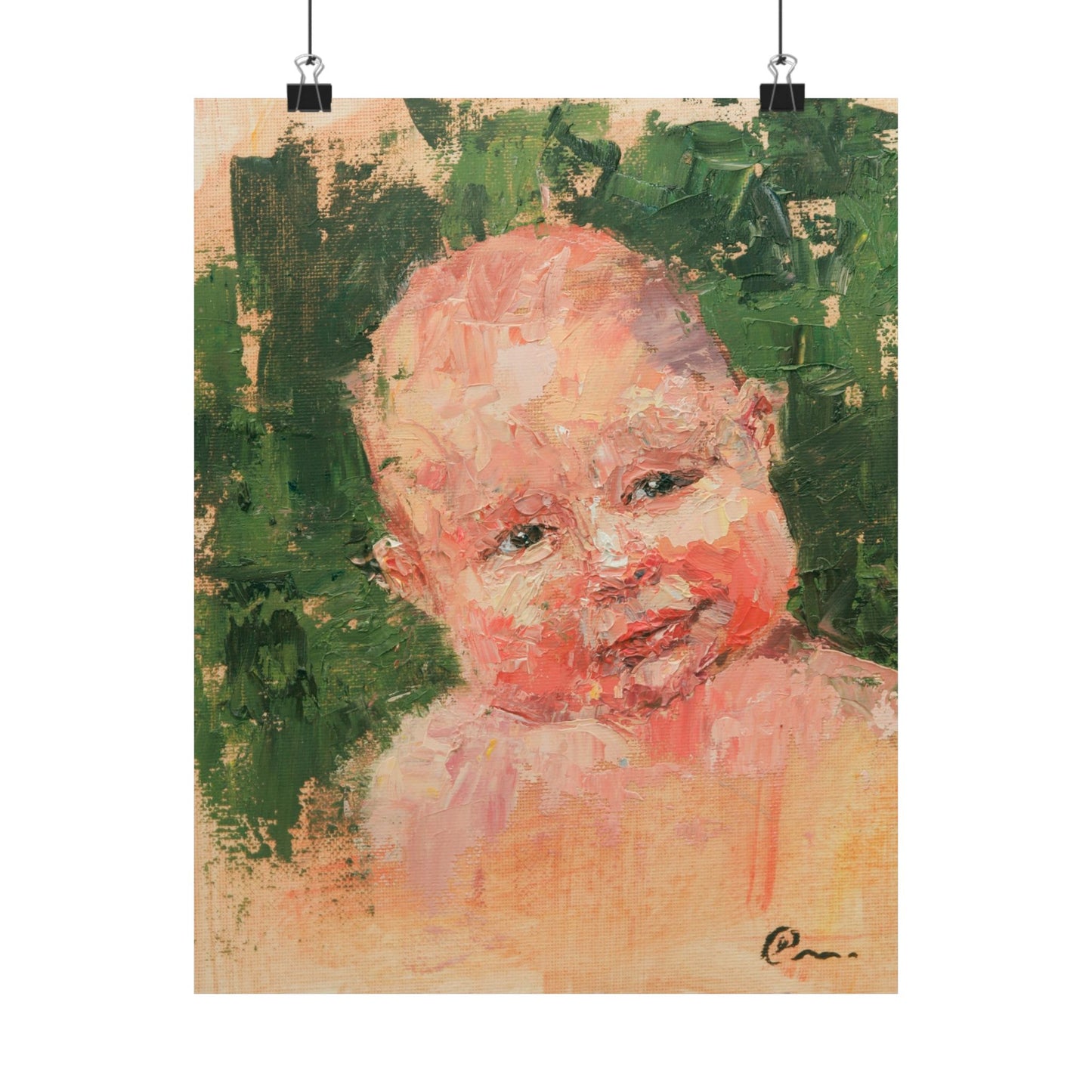 "Noa" - Oil Portriait Print (Day 188)