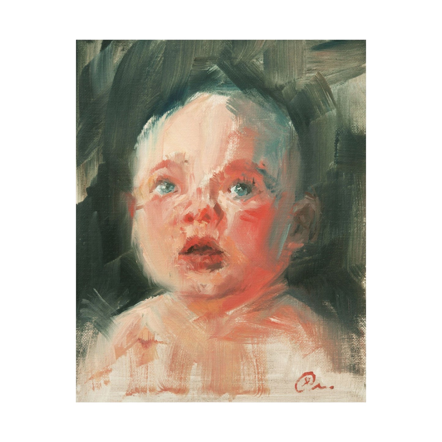 "Leo" - Oil Portriait Print (Day 142)