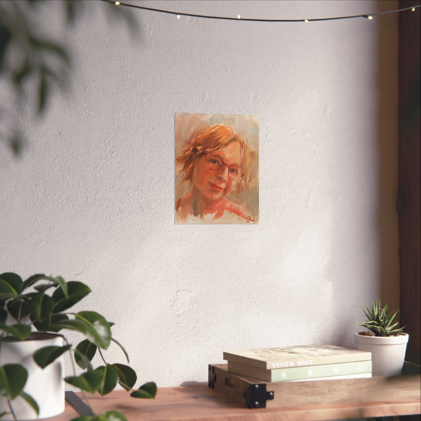 "Ameil" - Oil Portriait Print (Day 132)