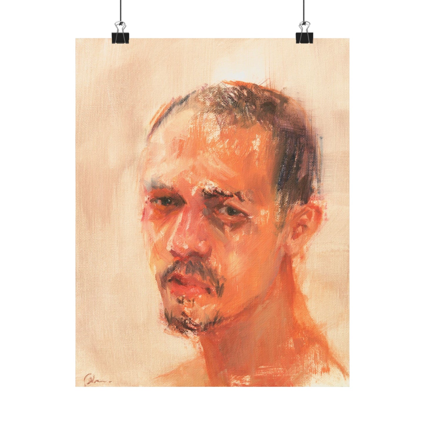 "Craig" - Oil Portriait Print (Day 281)