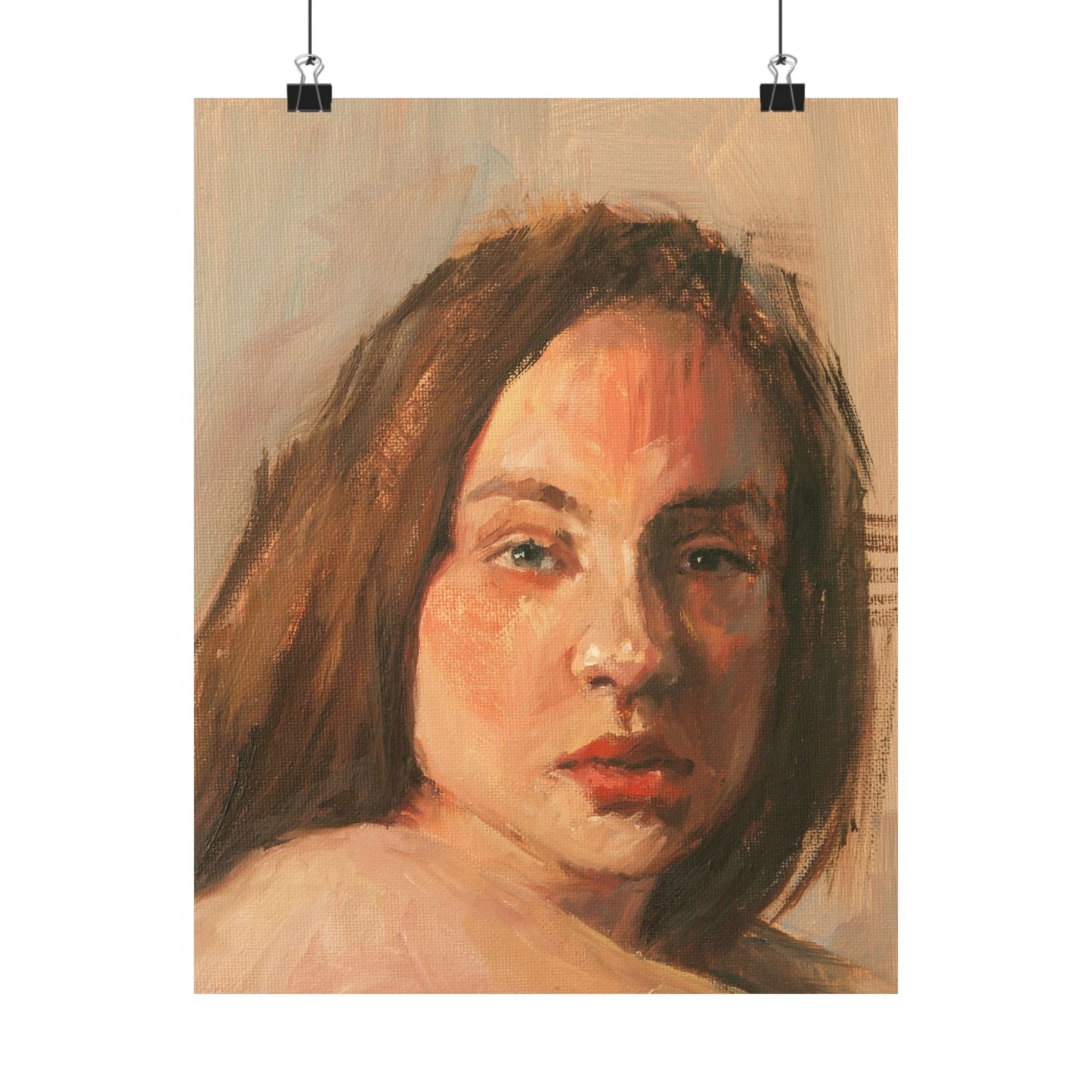 "Alba" - Oil Portriait Print (Day 262)