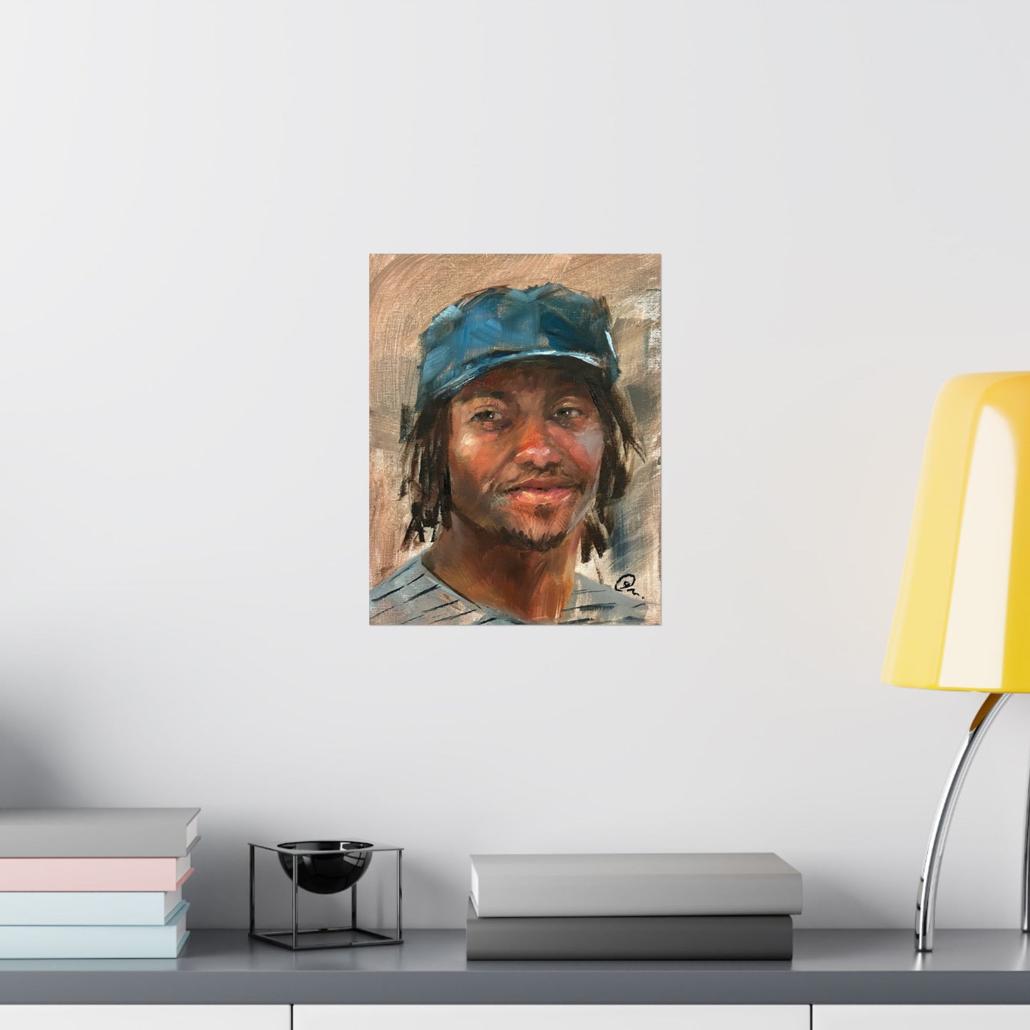"Malcolm" - Oil Portriait Print (Day 77)