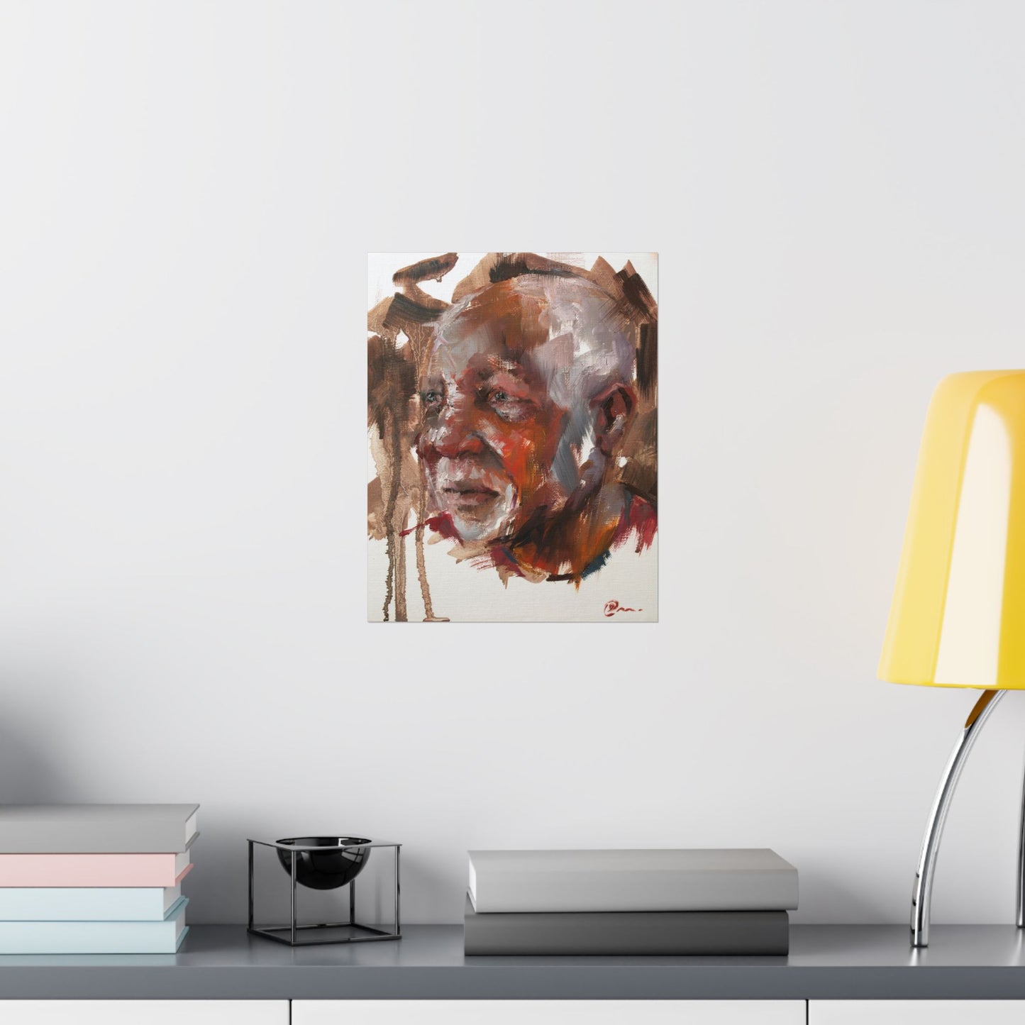 "Desmond" - Oil Portriait Print (Day 104)