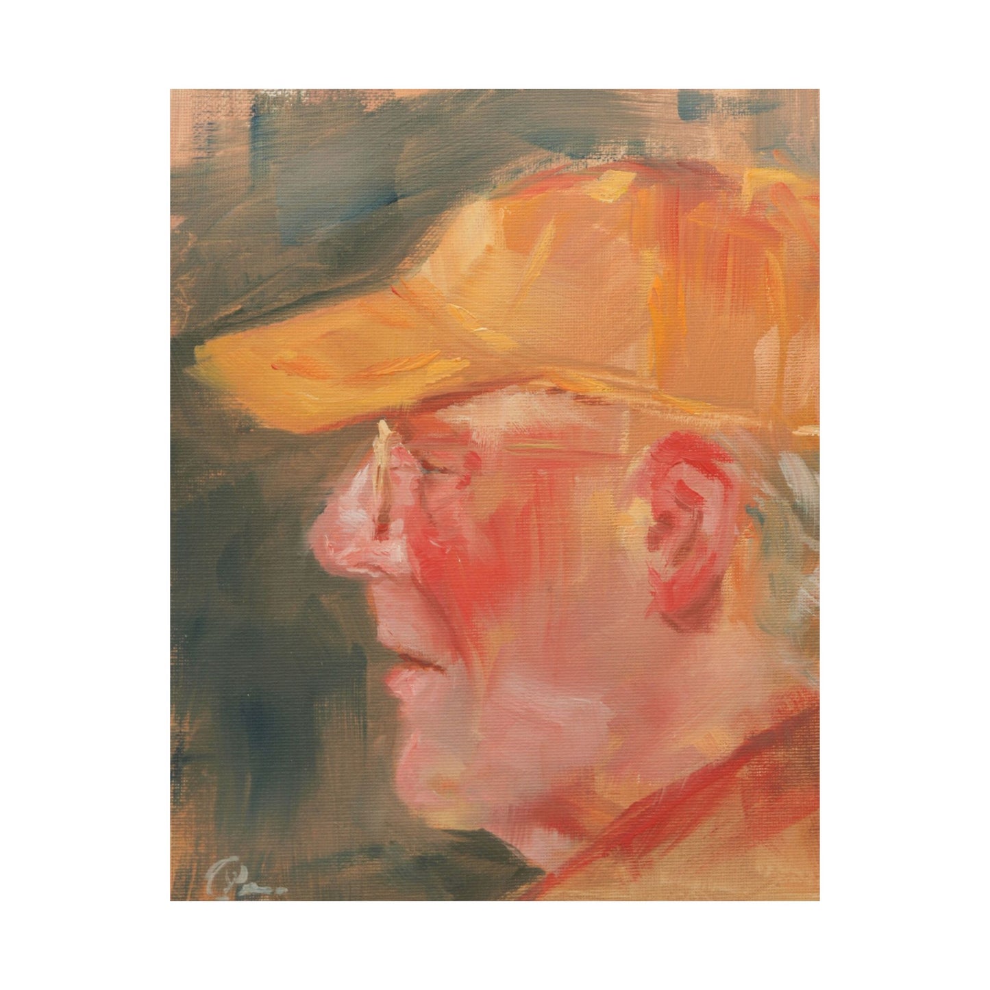 "Richard" - Oil Portriait Print (Day 134)