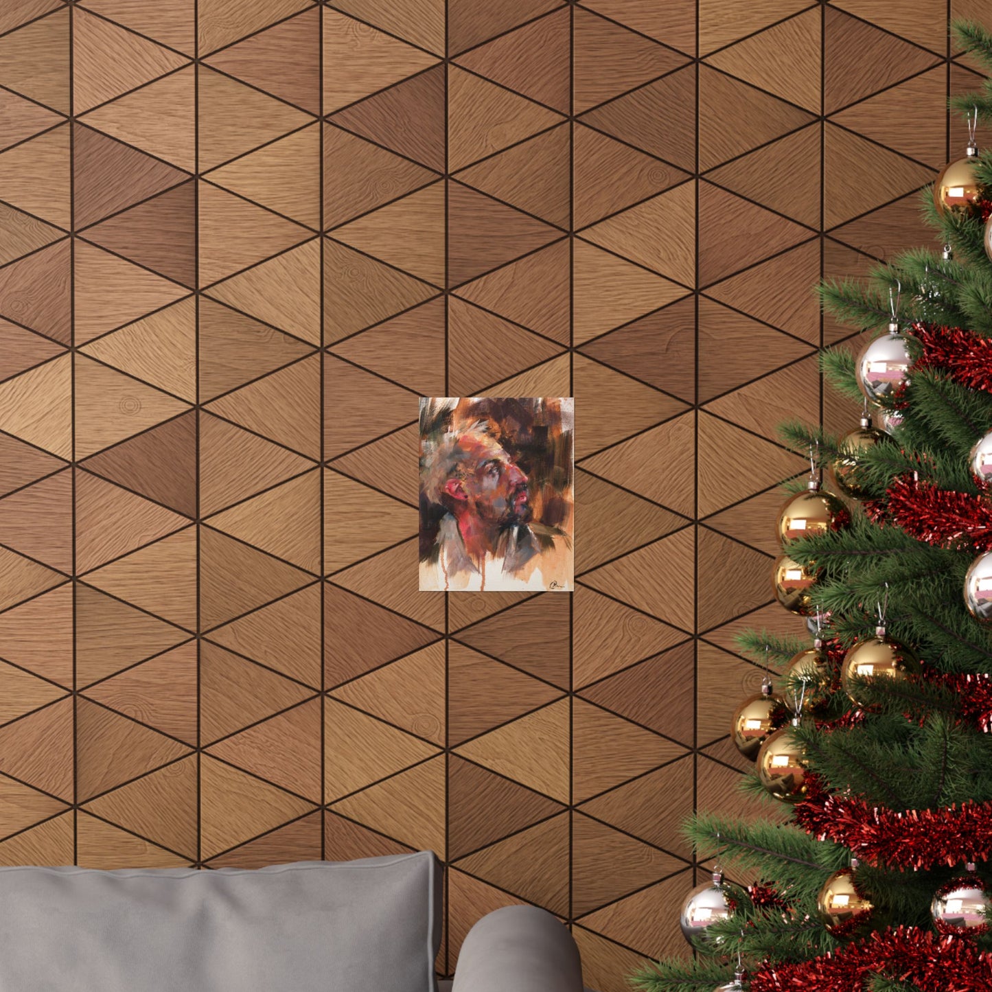 "Samael" - Oil Portriait Print (Day 100)