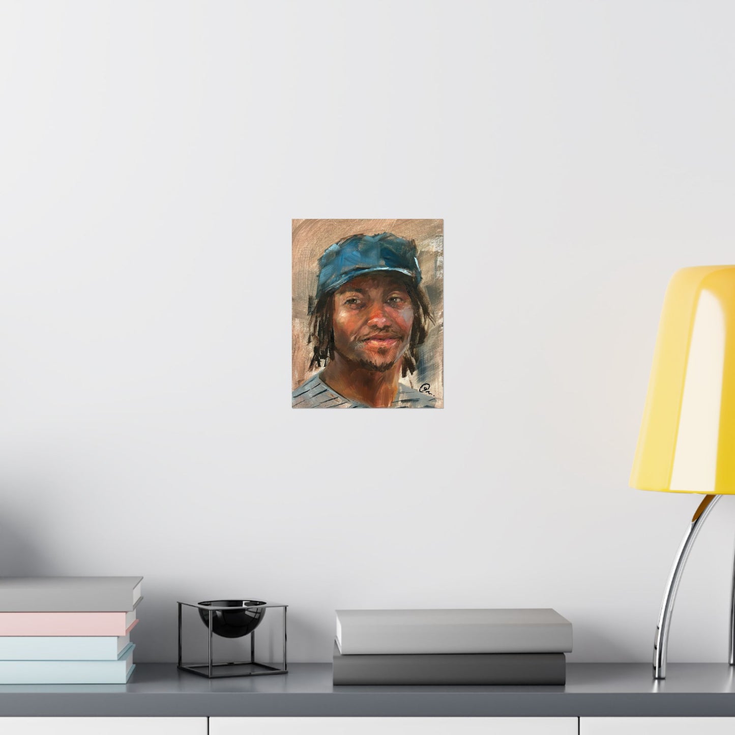 "Malcolm" - Oil Portriait Print (Day 77)