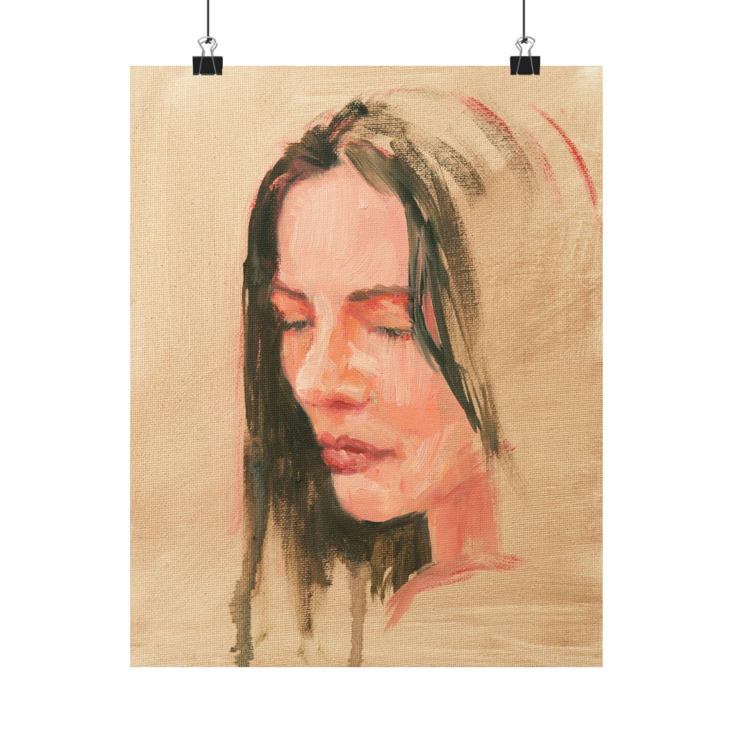 "Vienna" - Oil Portriait Print (Day 284)