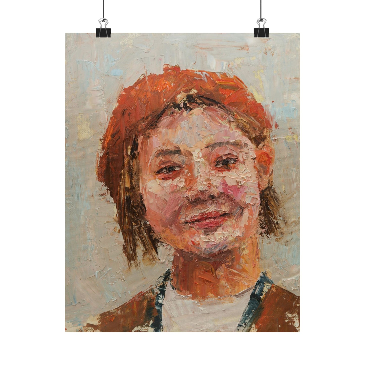 "Elisa" - Oil Portriait Print (Day 184)