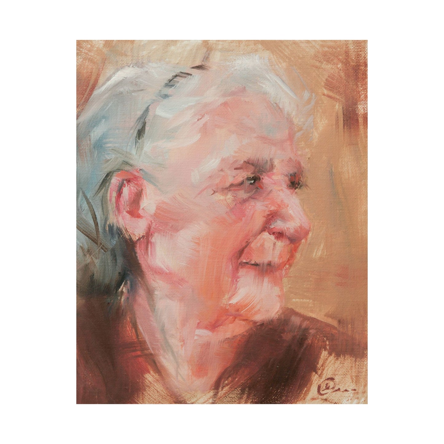 "Teresa" - Oil Portriait Print (Day 144)