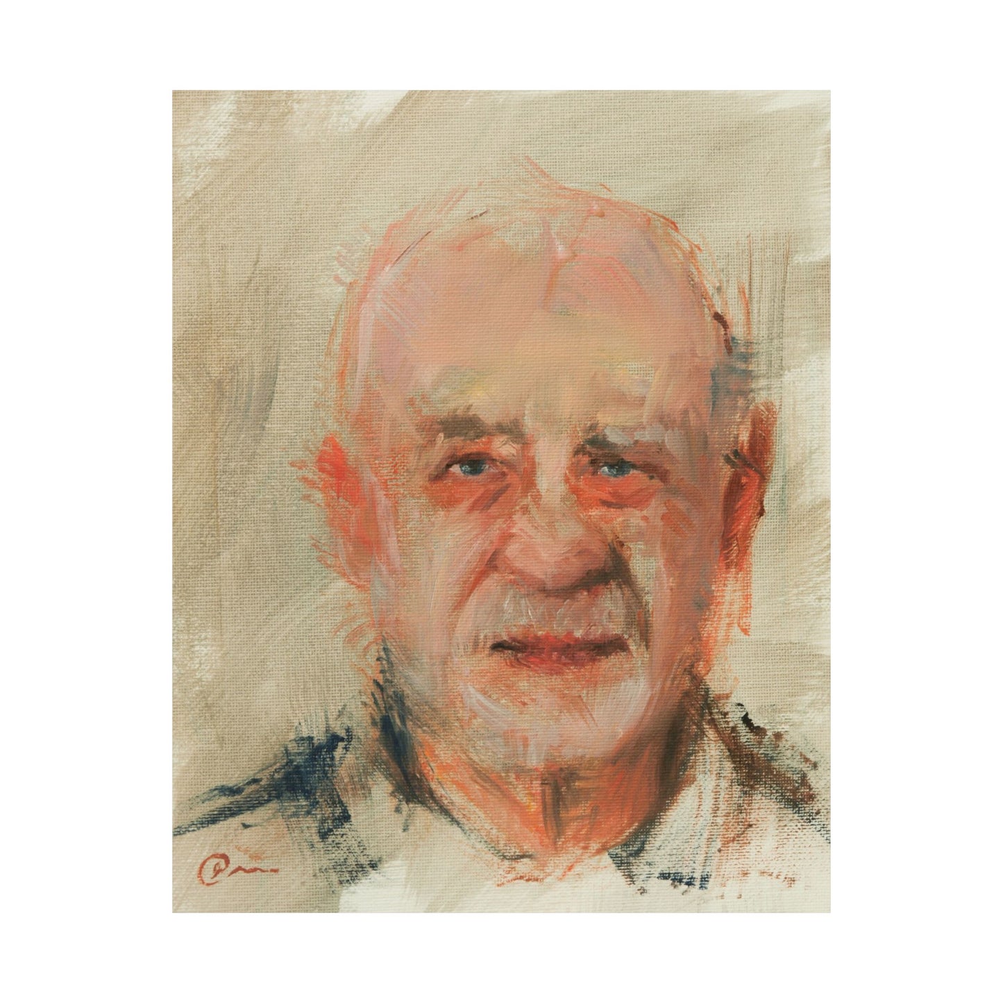 "Gustave" - Oil Portriait Print (Day 160)