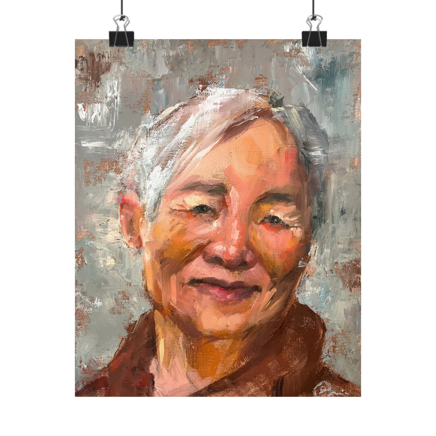 "Maude" - Oil Portriait Print (Day 80)