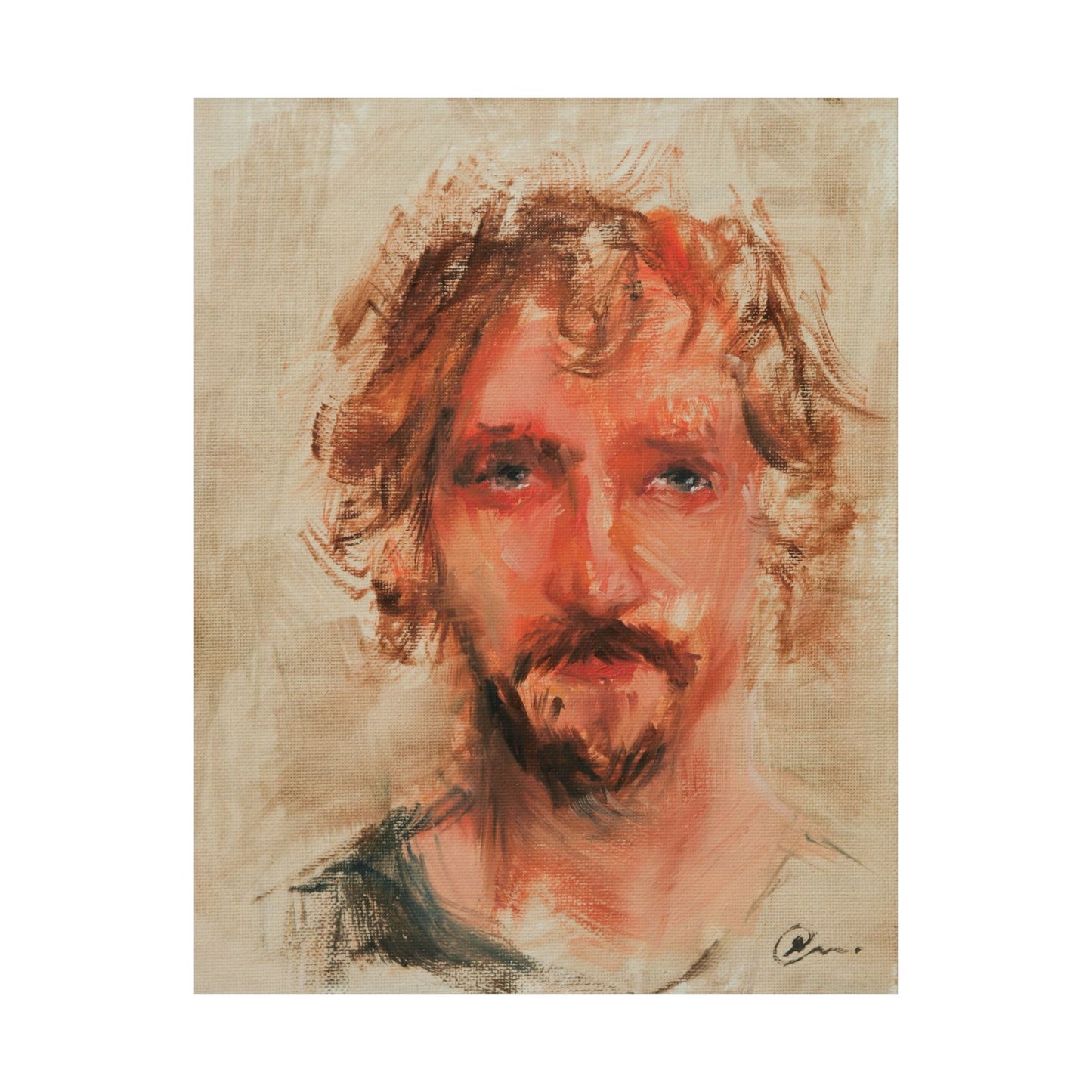 "Scott" - Oil Portriait Print (Day 164)