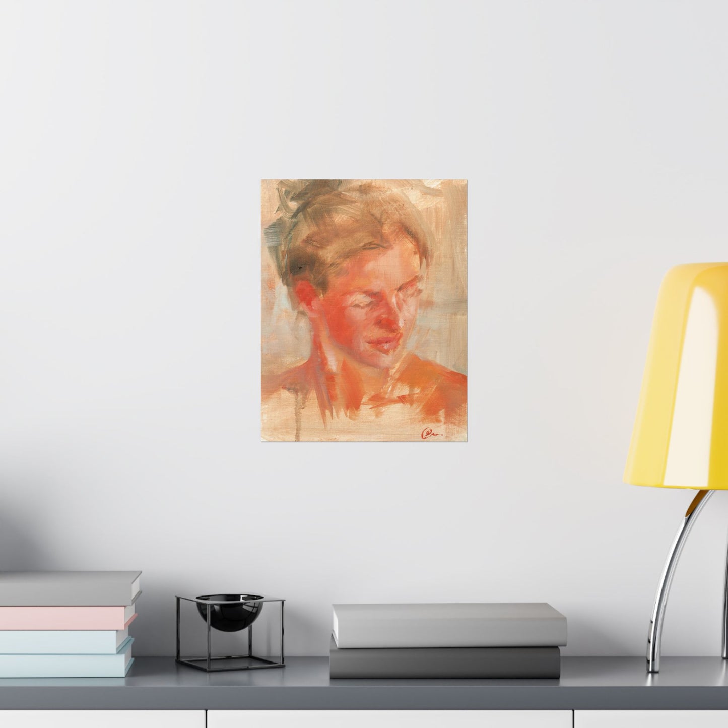 "Adelia" - Oil Portriait Print (Day 125)