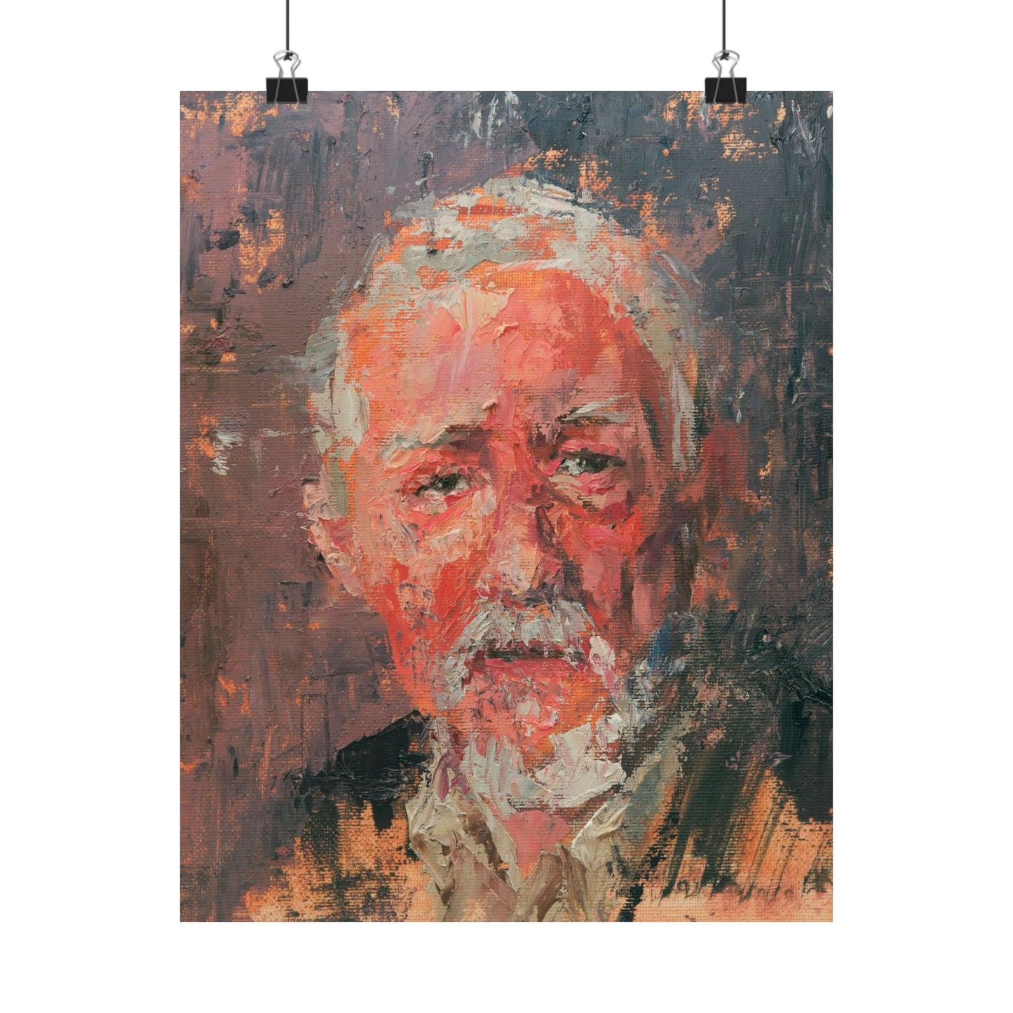 "Laurence" - Oil Portriait Print (Day 196)