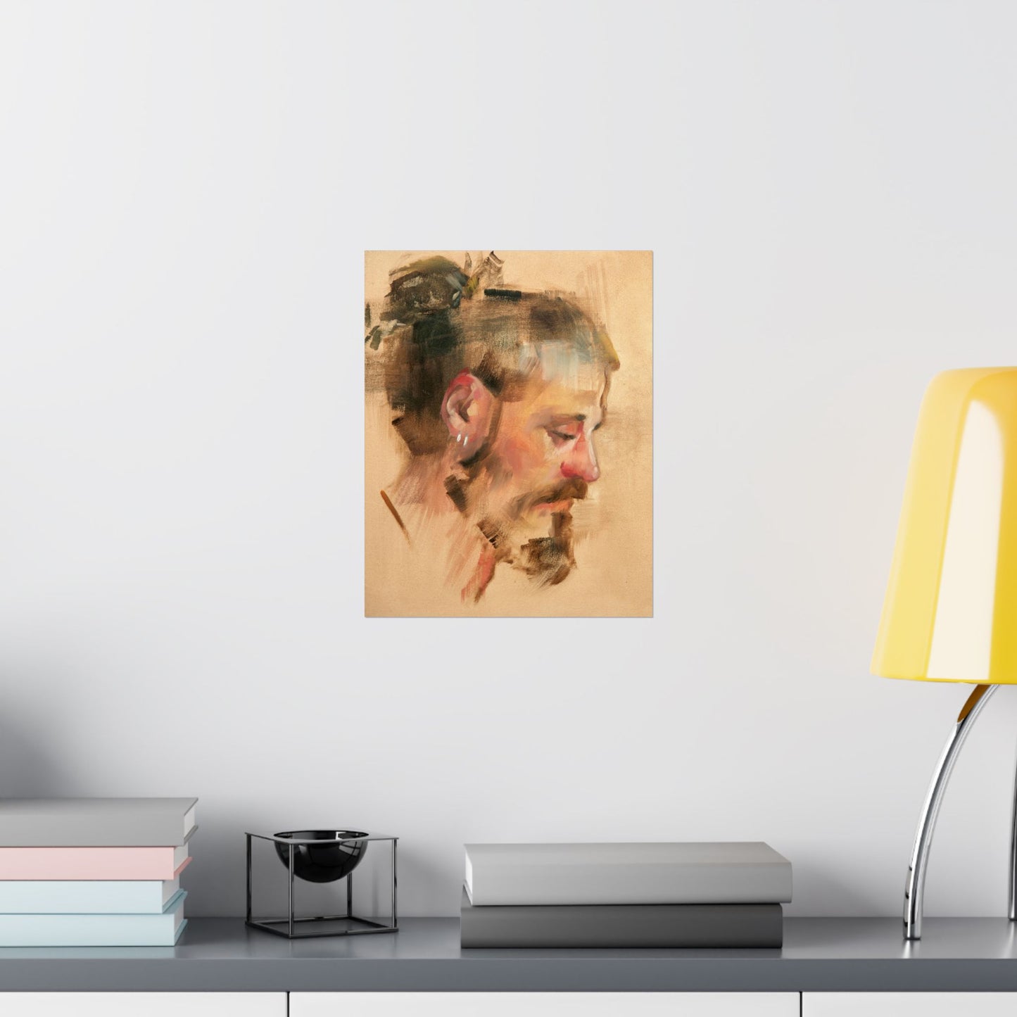 "Hugo" - Oil Portriait Print (Day 26)