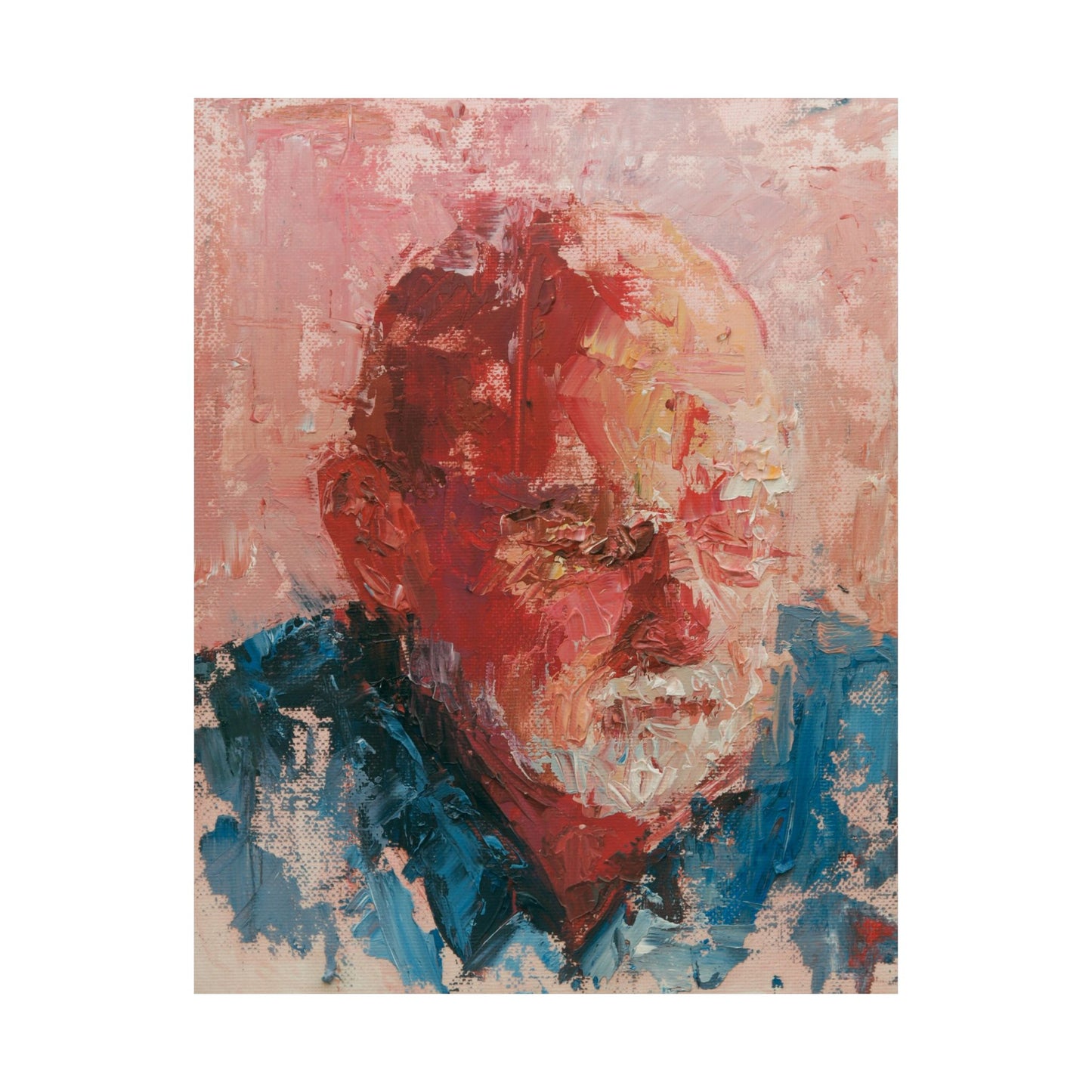 "Cesar" - Oil Portriait Print (Day 182)