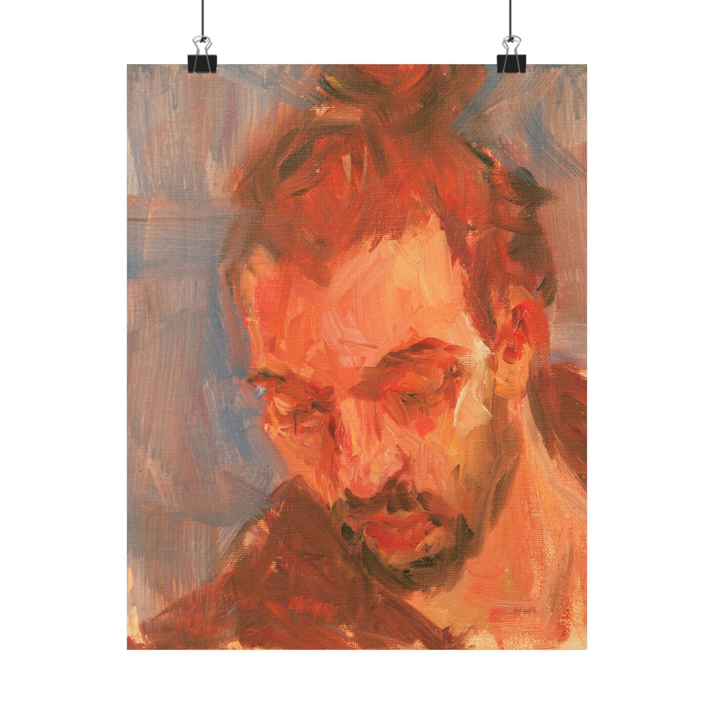 "Julio" - Oil Portriait Print (Day 259)