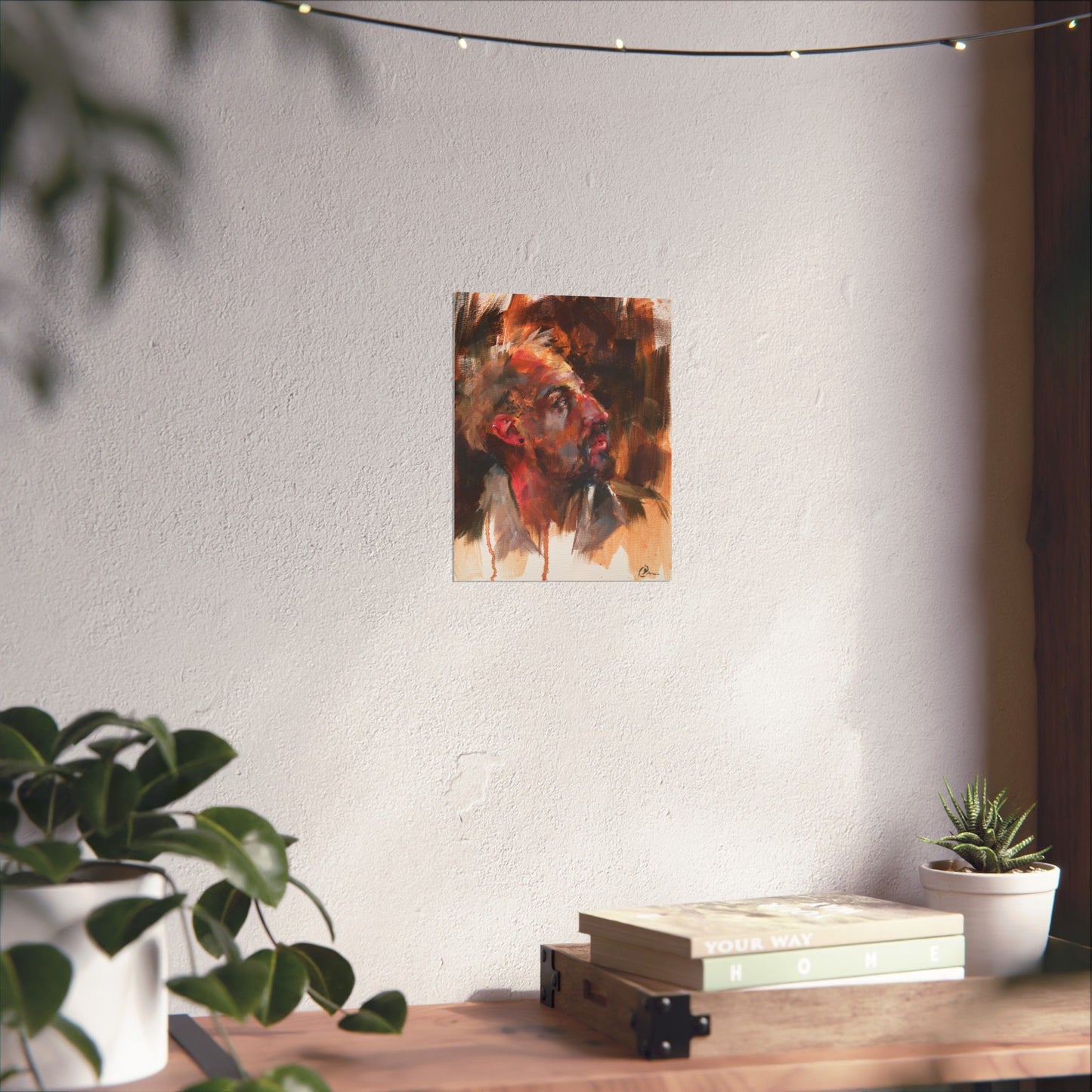 "Samael" - Oil Portriait Print (Day 100)