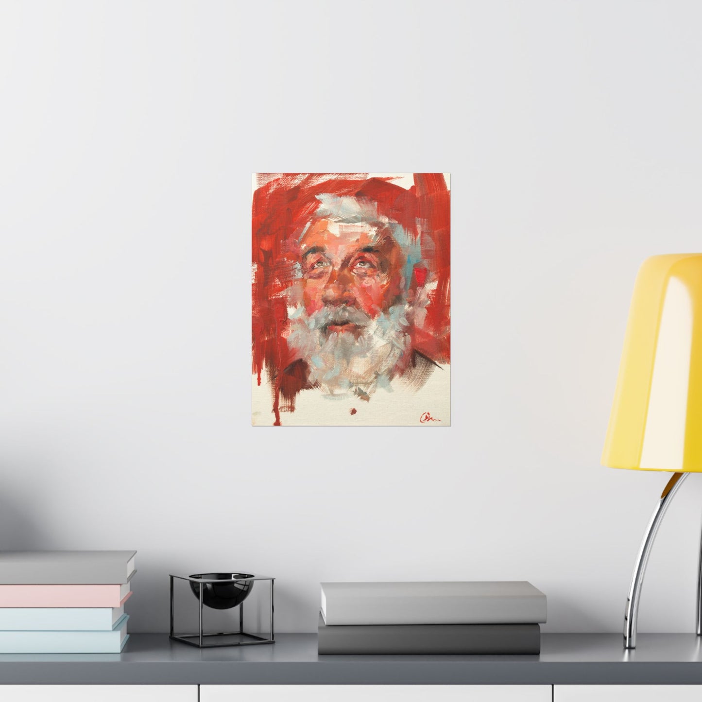 "Basil" - Oil Portriait Print (Day 96)