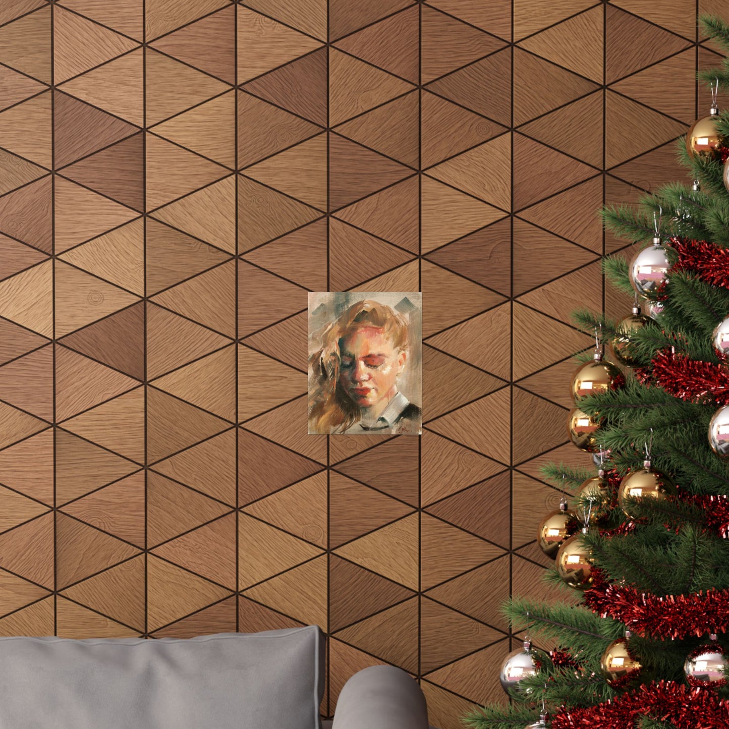 "Susan" - Oil Portriait Print (Day 123)