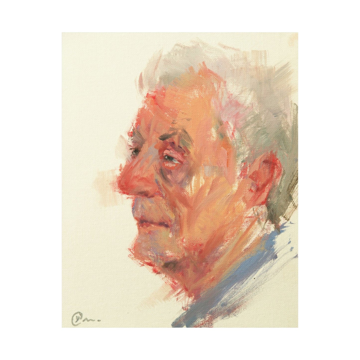 "Walter" - Oil Portriait Print (Day 278)