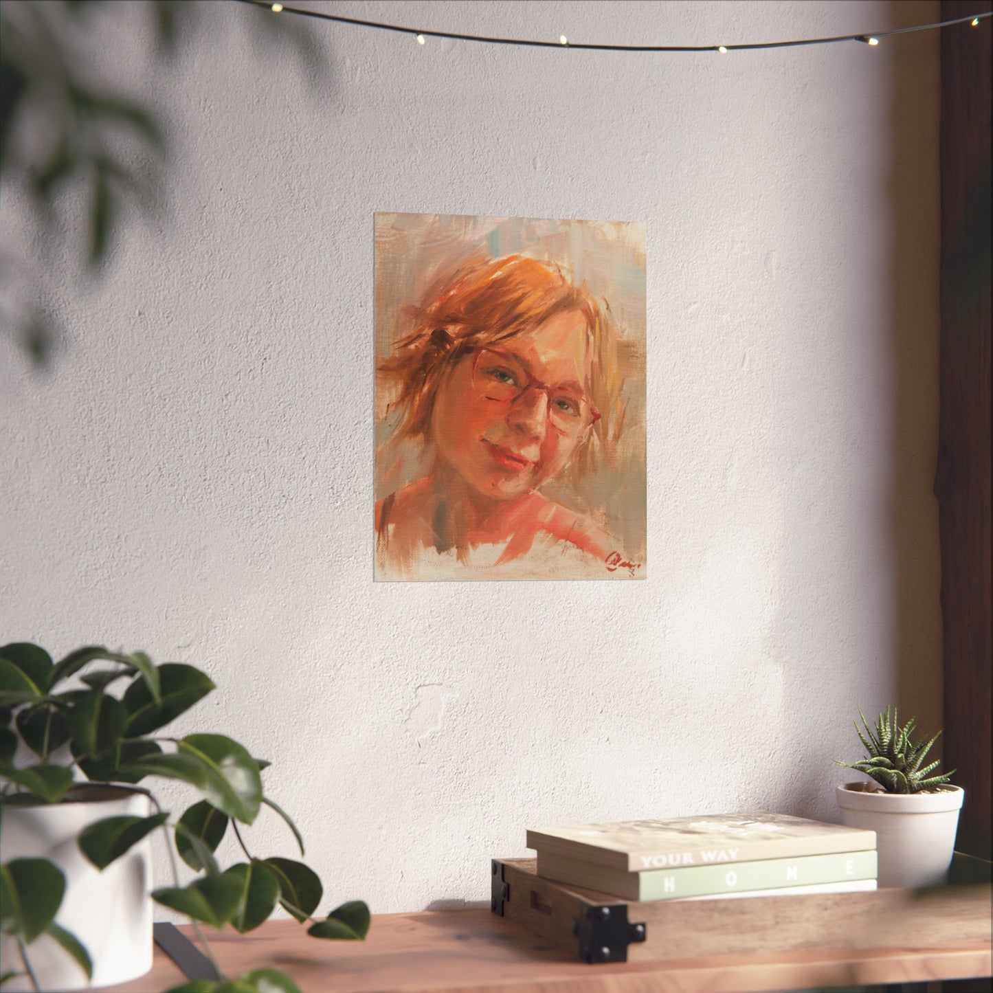 "Ameil" - Oil Portriait Print (Day 132)