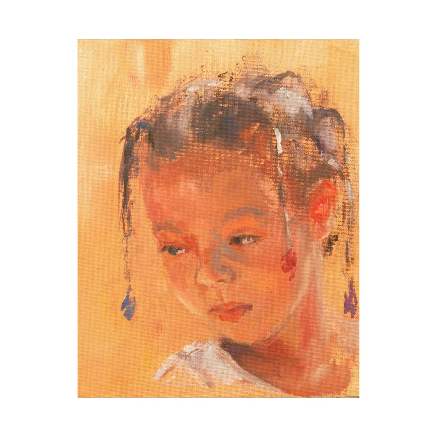 "Maya" - Oil Portriait Print (Day 258)