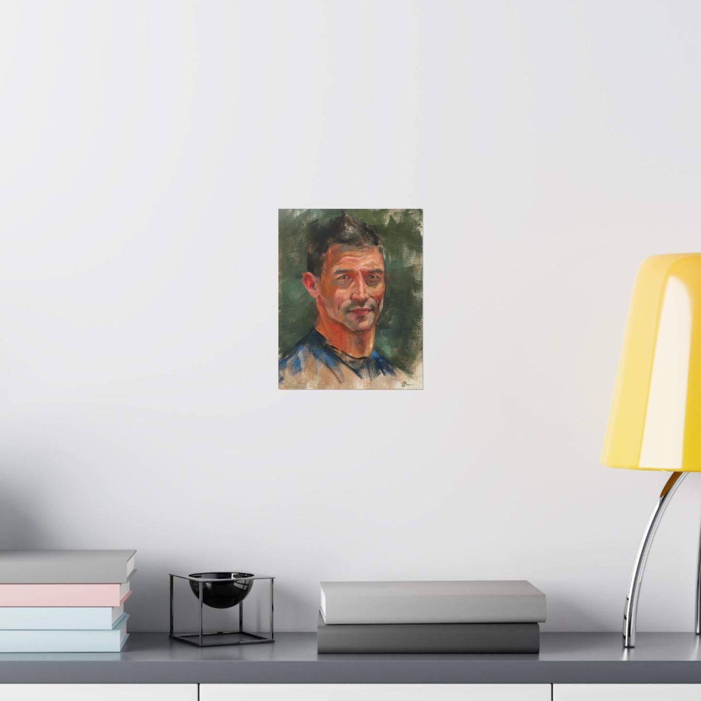 "Antonio" - Oil Portriait Print (Day 106)