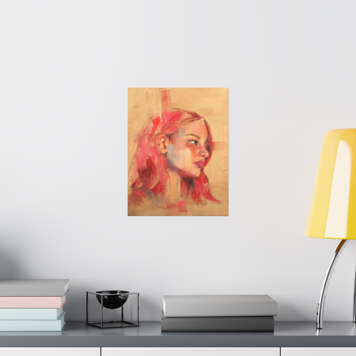 "Lucy" - Oil Portriait Print (Day 35)