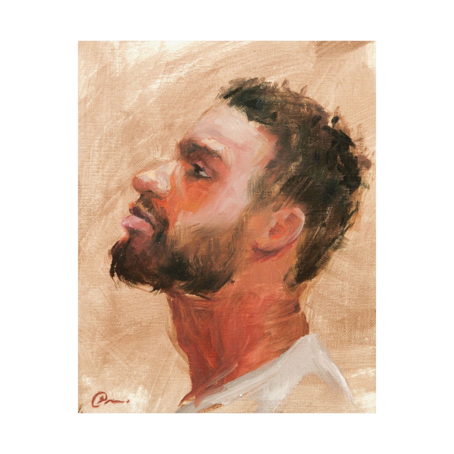 "Jamal" - Oil Portriait Print (Day 155)