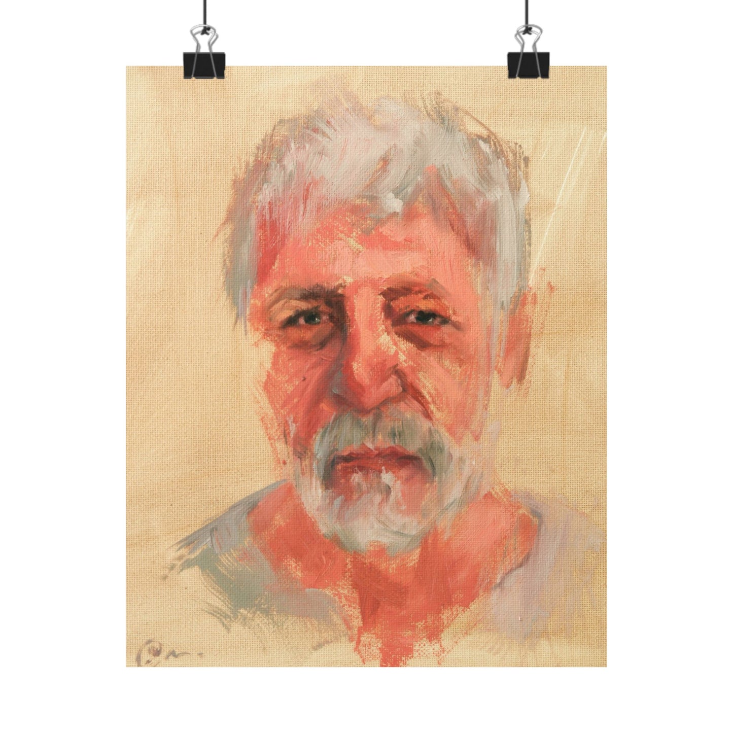 "Isidore" - Oil Portriait Print (Day 285)