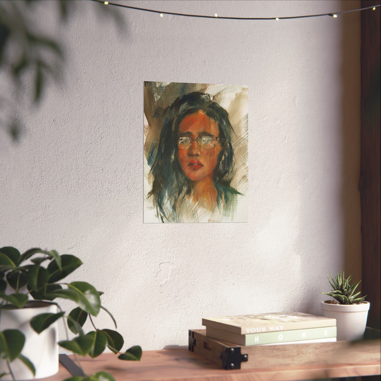 "Mish" - Oil Portriait Print (Day 107)