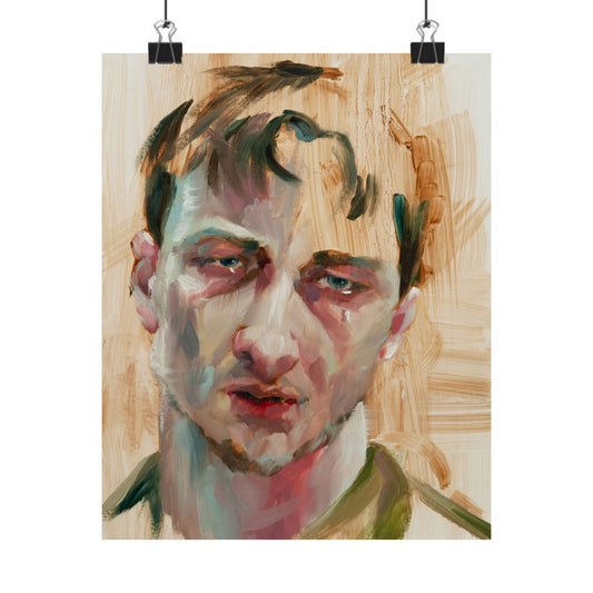 "Robbie" - Oil Portriait Print (Day 8)