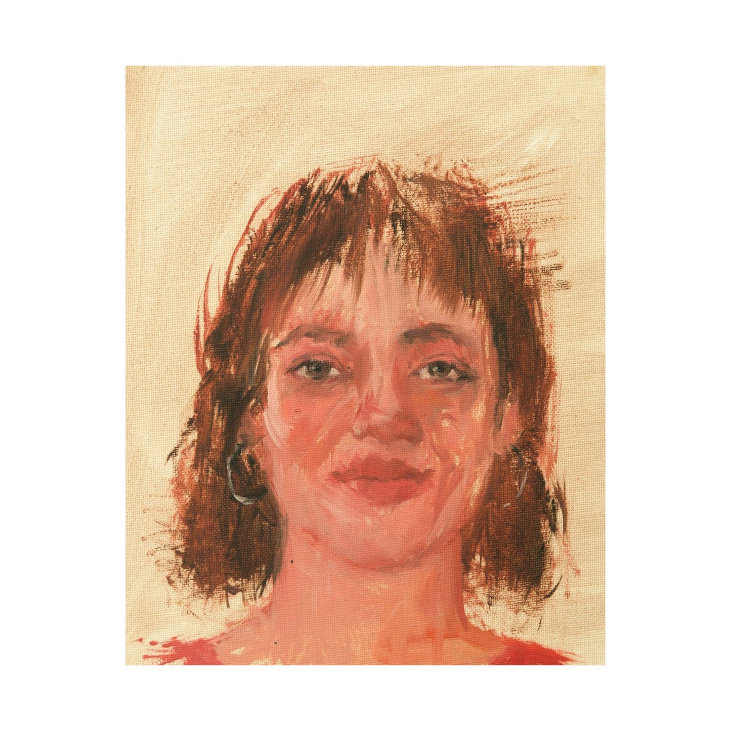 "Noelia" - Oil Portriait Print (Day 293)