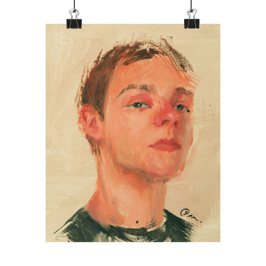 "Dylan" - Oil Portriait Print (Day 294)