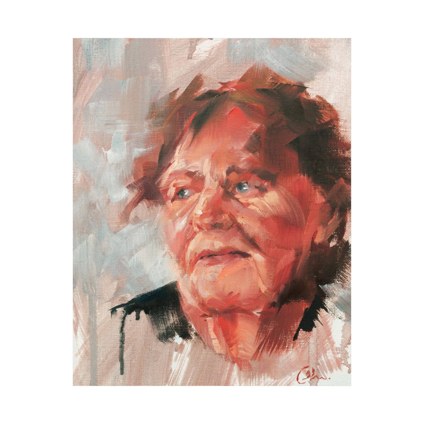 "Nasly" - Oil Portriait Print (Day 121)