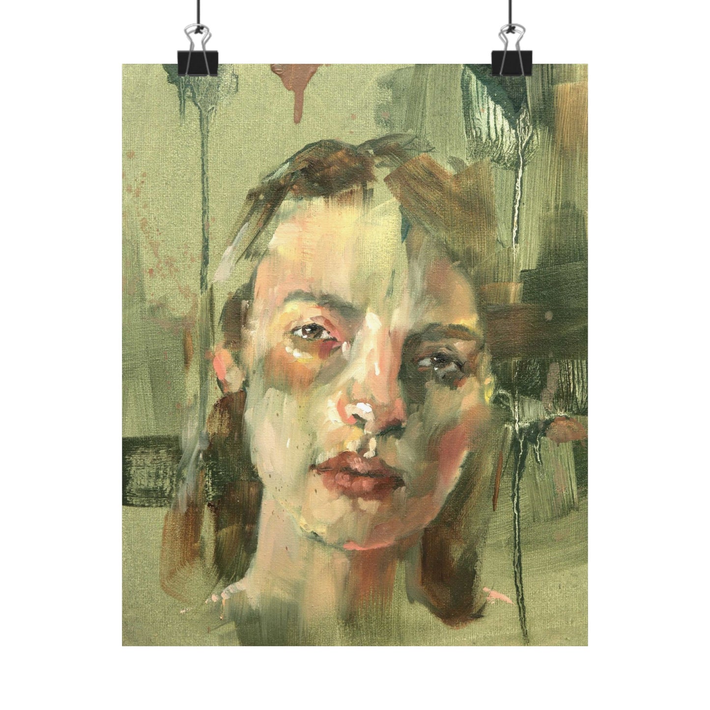 "Odine" - Oil Portriait Print (Day 42)