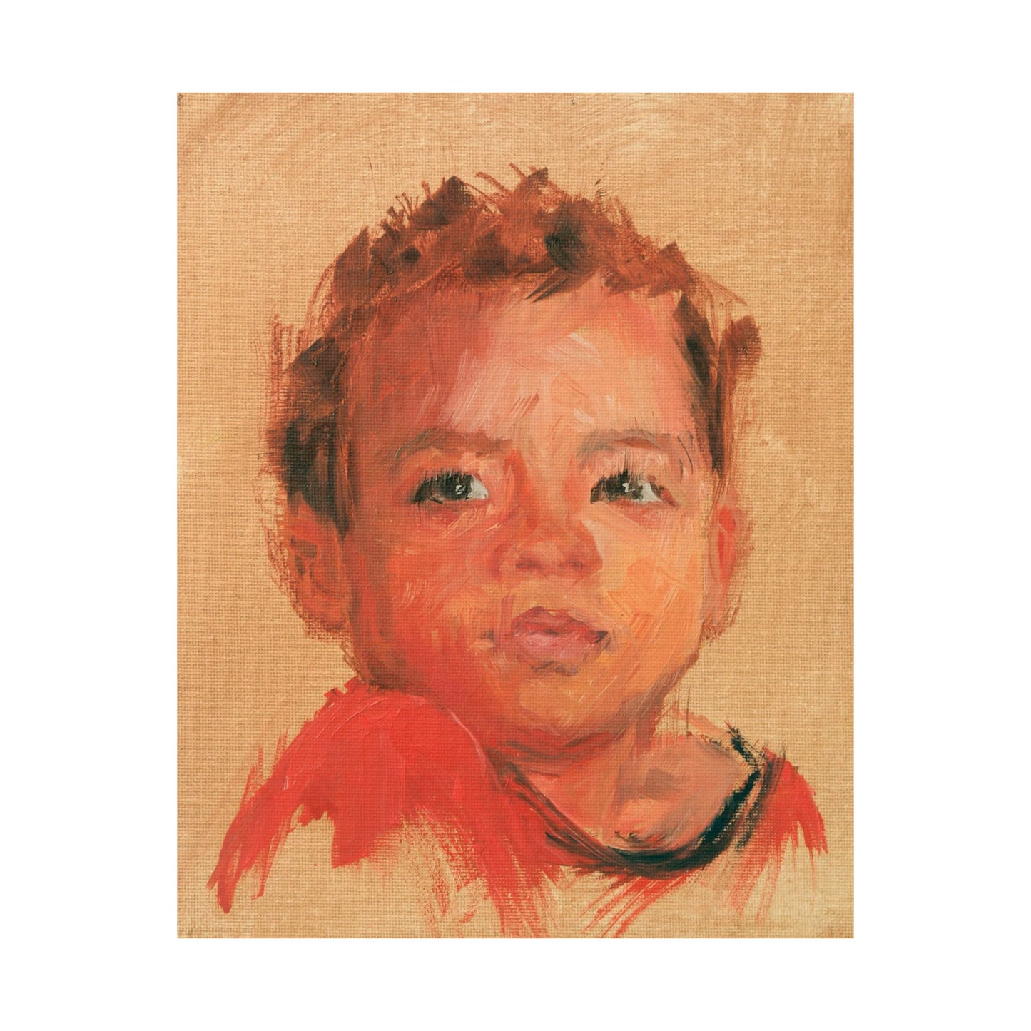 "Oliver" - Oil Portriait Print (Day 240)