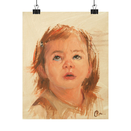 "Hazel" - Oil Portriait Print (Day 298)